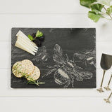 Slate 7.75"x12" Cheese Board - Laser Art MTL