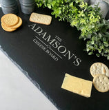 Slate 7.75"x12" Cheese Board - Laser Art MTL