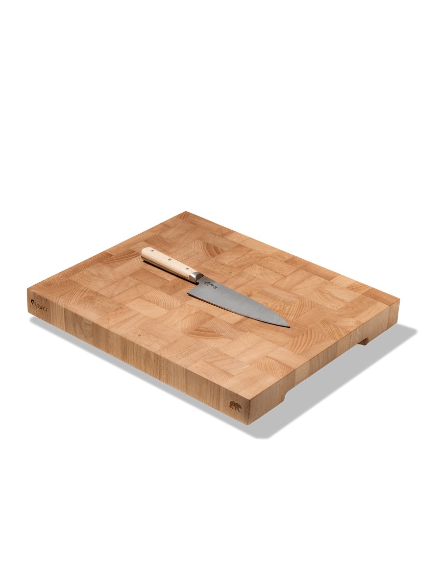 The Grizzly - Big Size Butcher Block - Laser Art MTL Main image