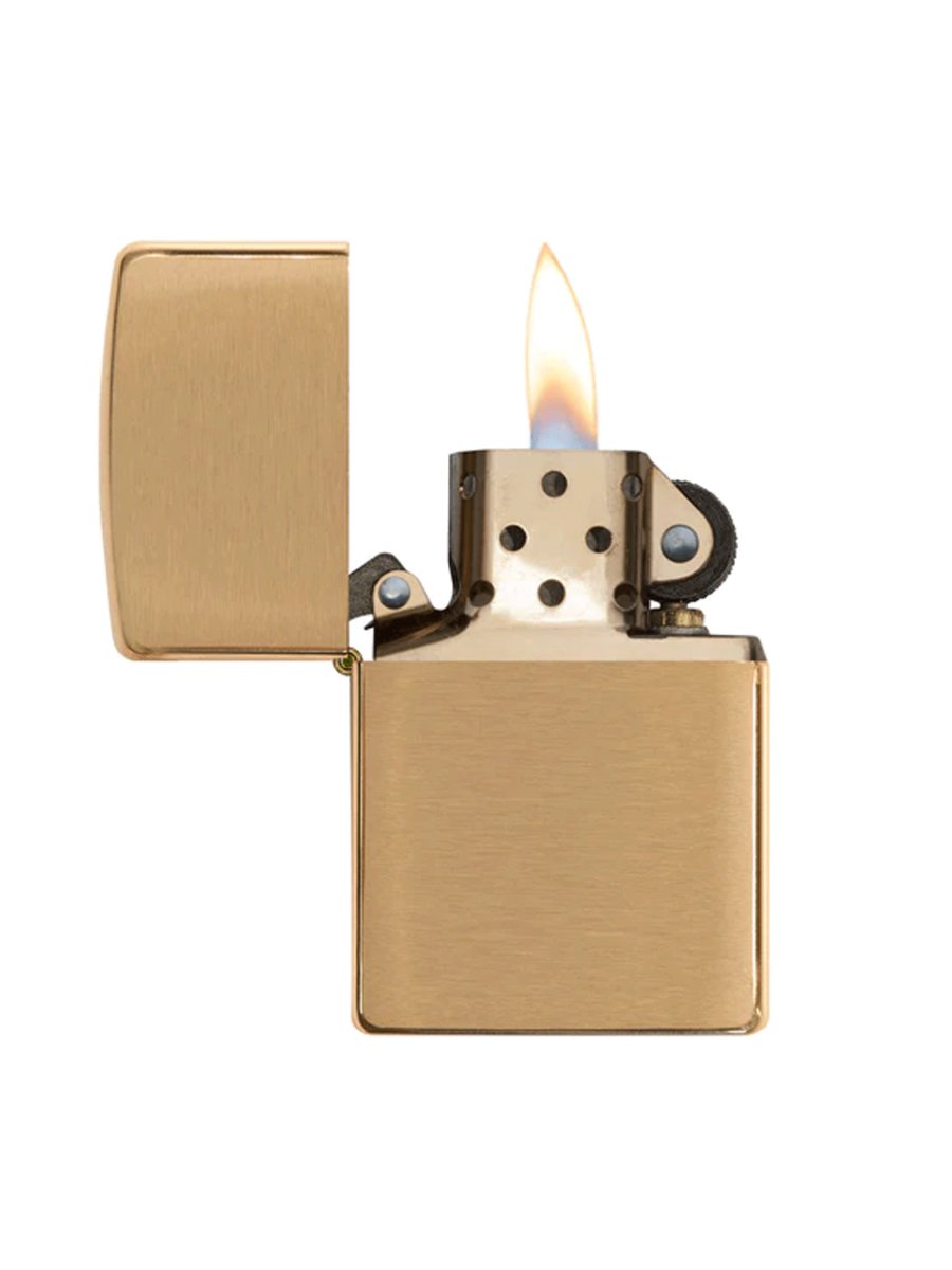 Zippo Armor Brushed Brass | Custom Engrave - Laser Art MTL