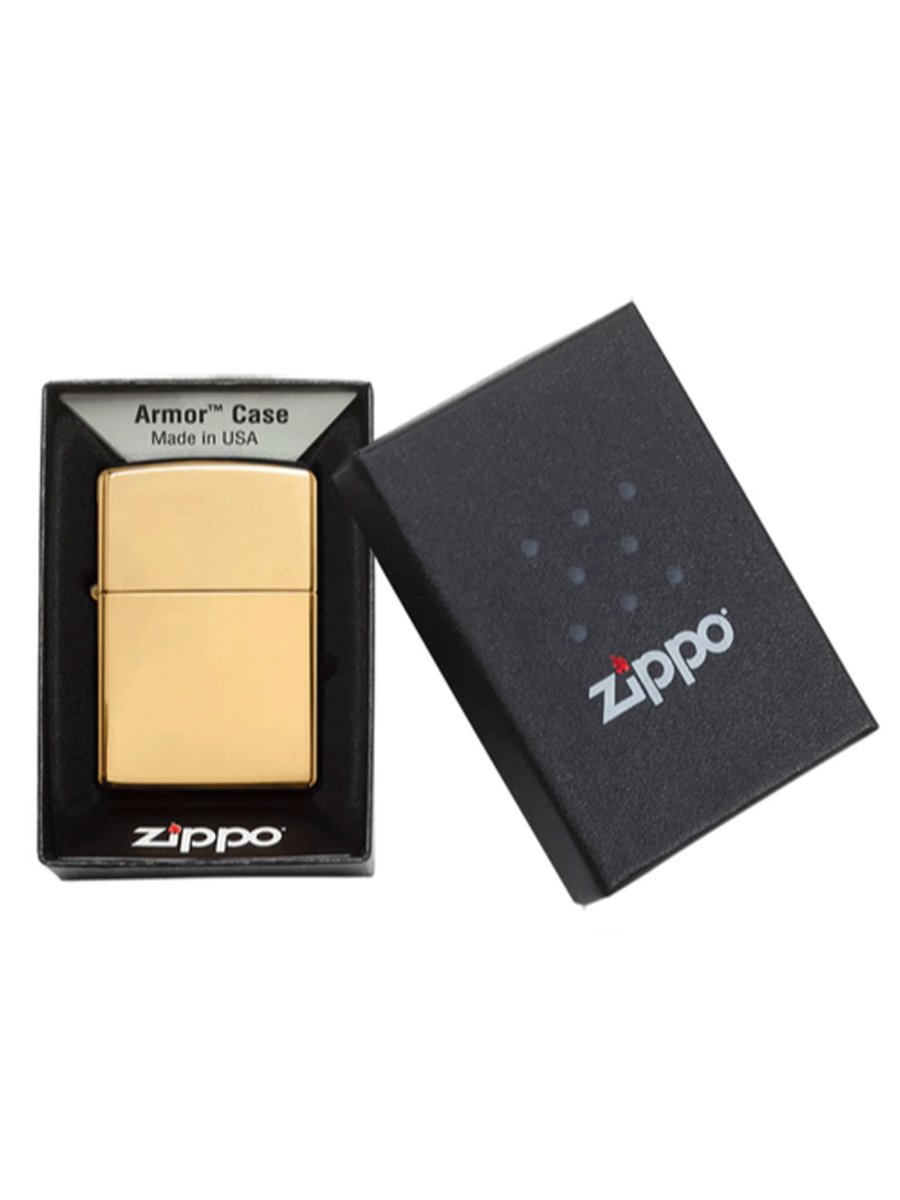 Zippo Armor® High Polish Brass | Custom Engrave - Laser Art MTL