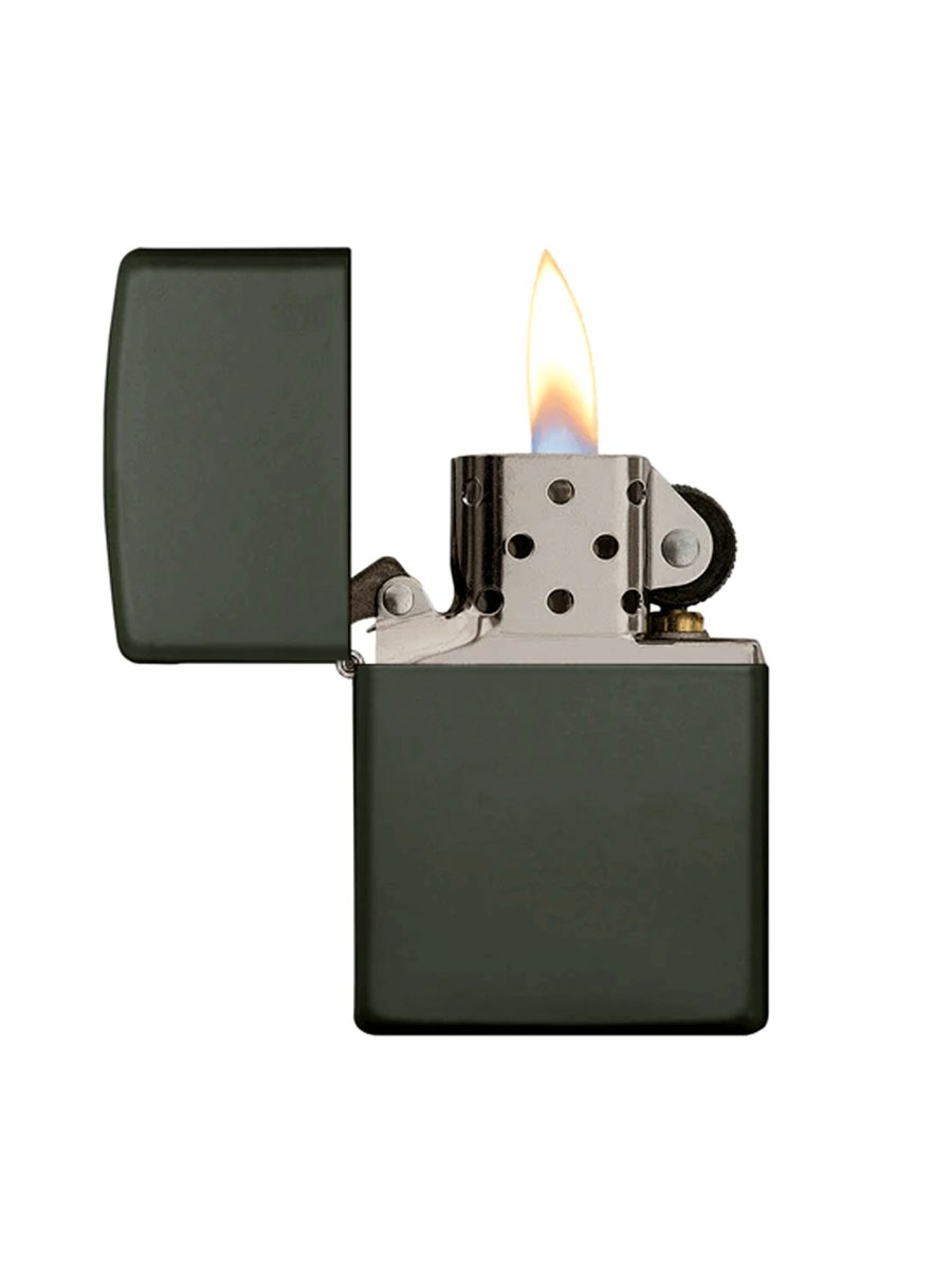 Zippo Green Matte | Custom Engrave - Laser Art MTL