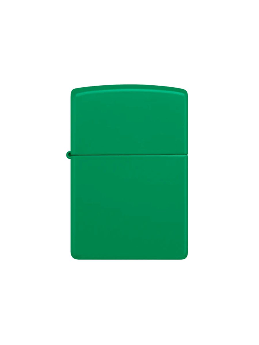 Zippo Reg Grass Green Matte Ltr | Custom Engrave - Laser Art MTL Main image
